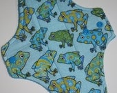 Trippy Frogs Flannel Reusable Cloth Maxi Pad