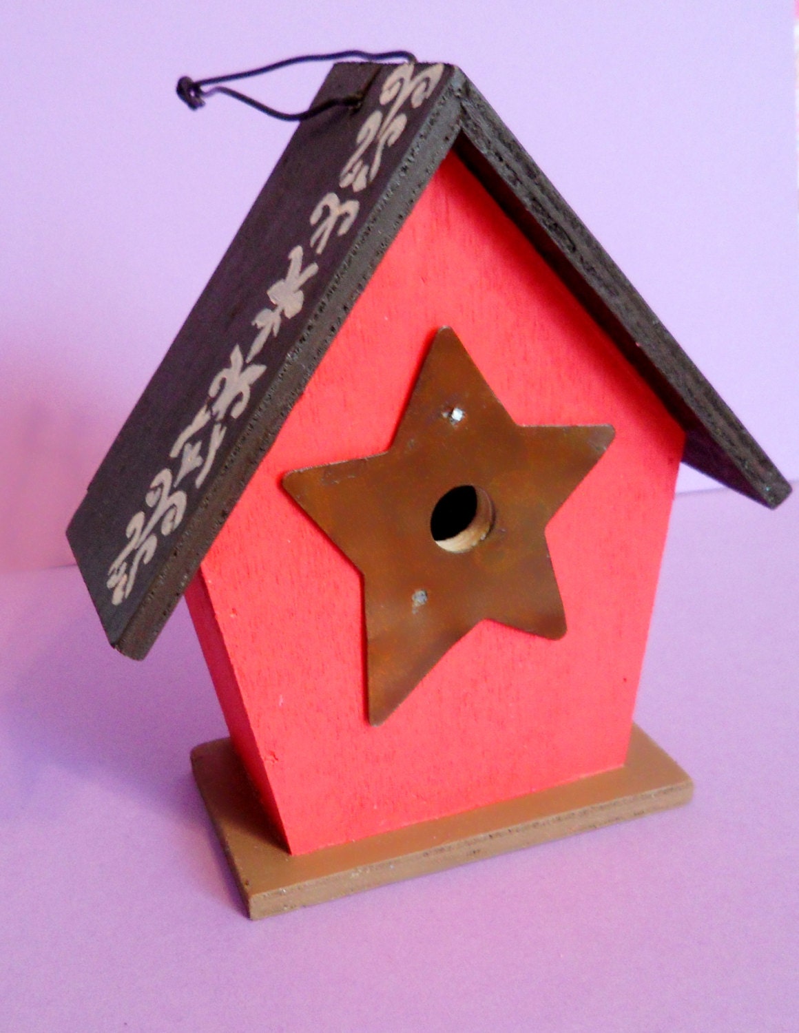 Country Star Mini Wooden Birdhouse