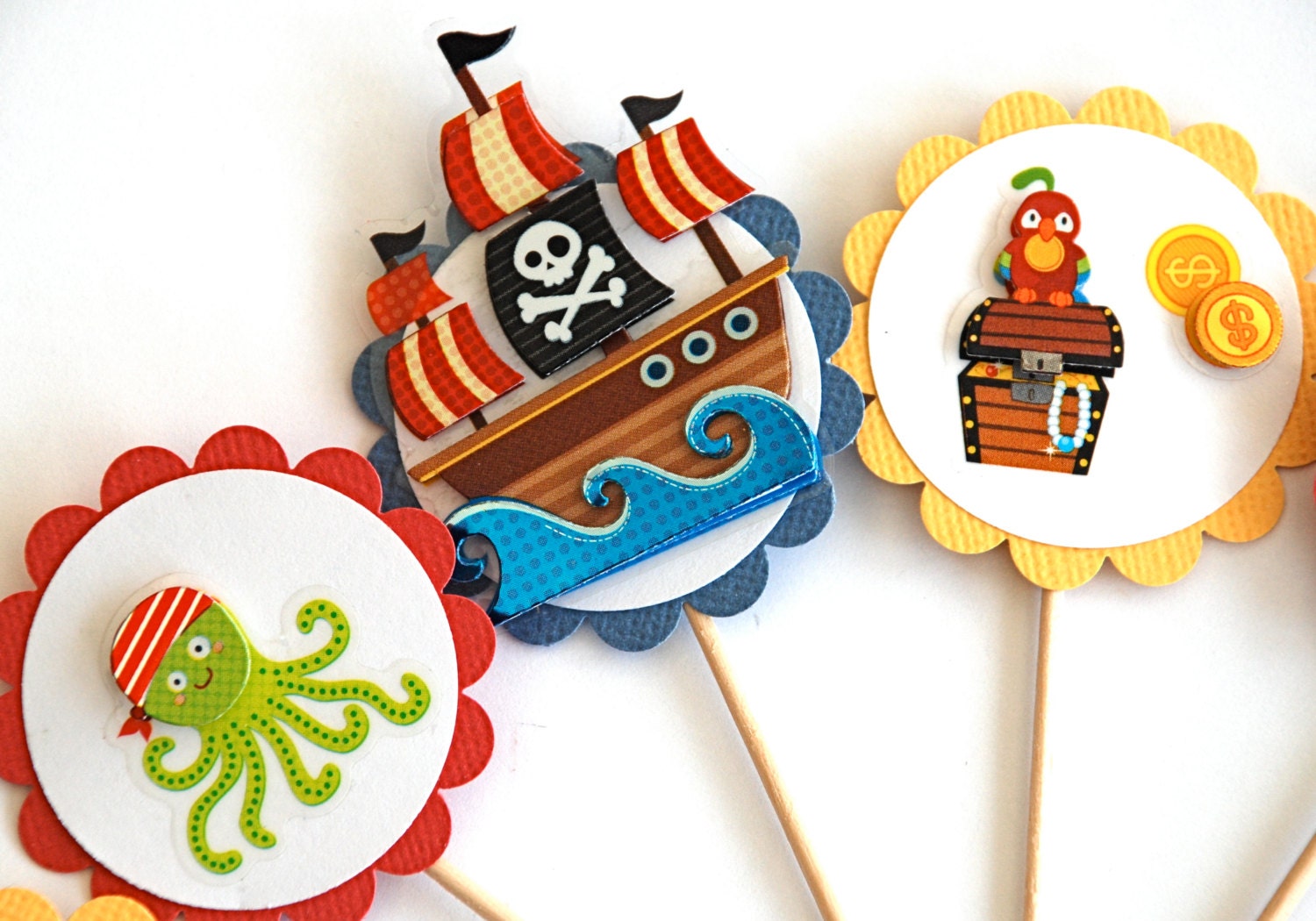 Pirate, aarrrrrgh... Cupcake Toppers