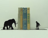 Prehistoric Metal Art Bookends - Free USA Shipping