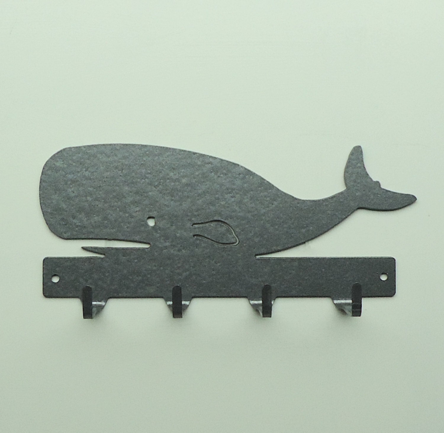 Whale Metal Art Key Rack - Free USA Shipping