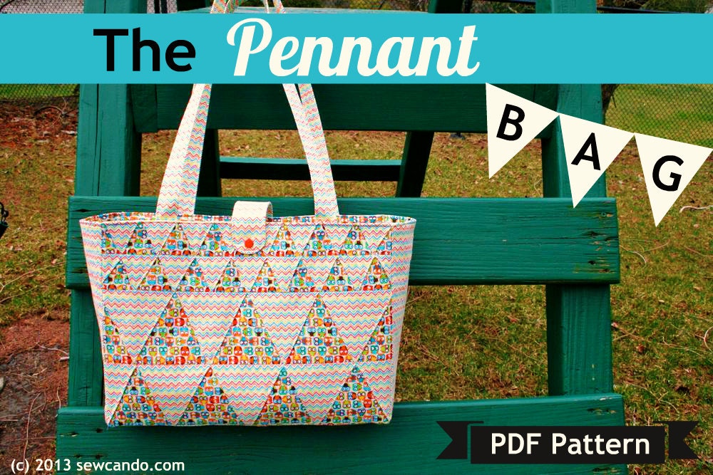 Sew Can Do Pennant Bag PDF Pattern