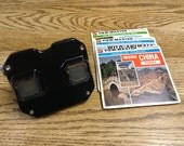 Vintage Black View Master Viewer by Sawyers with 9 Reels Included