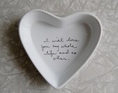 I will love you dish