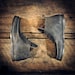 Handcrafted MIDTOPS - Pebbled Grey Cowhide - Brown Cowhide Lined - Custom MADE to ORDER