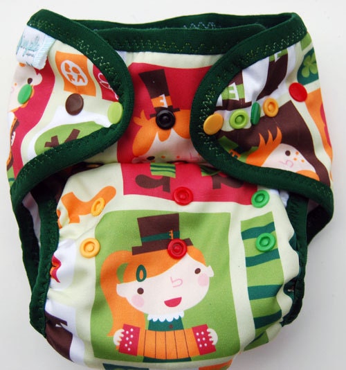 One Size Cloth Diaper Cover-Lucky Day