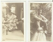 VIntage 1940s Photos Negatives Handsome Men Priest