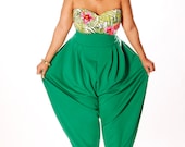 JIBRI Plus Size Tropical Crop Bustier