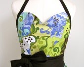 Apron Sweetheart in Blue Isabella
