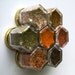 GRILLING KIT: 7 hand-stamped magnetic jars filled with ORGANIC seasonings for Dad. Father's Day Gift Idea...