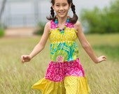 Girls Dress, Summer Twirl, by SunLoveShirts
