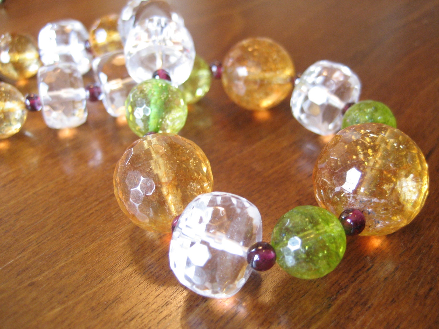 Venetian - Citrine Gemstone Necklace
