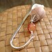 Burnt Orange Sea Shell Bookmark