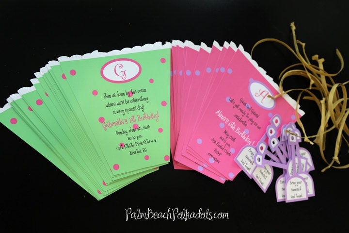 Sand Pail Beach Bucket Birthday Invitation with NO SHOVEL ATTACHED