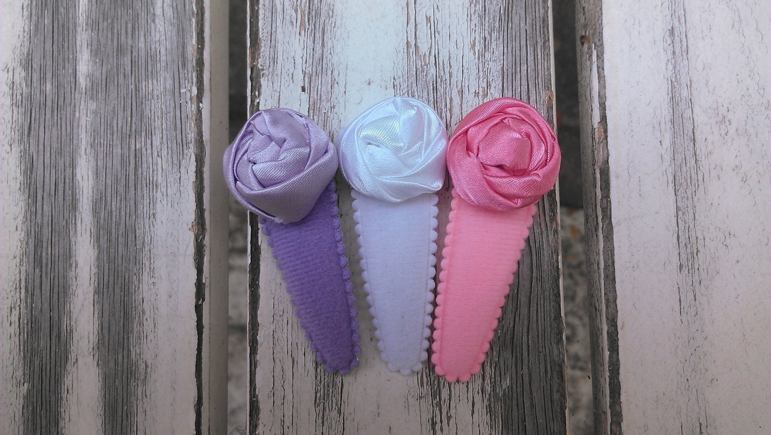 Princess rosette snappy clips