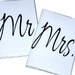 Passport Cover - Mr. & Mrs. - YOU CHOOSE COLOR