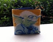 Star Wars Yoda Single Fold Wallet Recycled