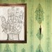 Antique Print Hand "Fortune Teller's Hand" Steampunk Gothic Victorian Gypsy Circus Carnival