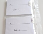 Wedding - Shower - Party Table Cards - 100 Pieces