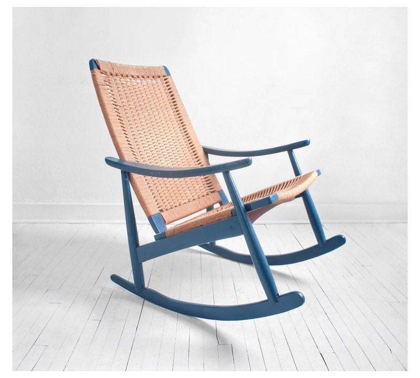 Mid Century Wood Rocking Chair - Modern, Wood, Rocker - Hindsvik