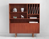 MOVING SALE - Mid Century Danish Teak Wall Unit - Credenza, Hutch, Cabinet, Modern, Wood