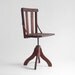 Vintage Wood Office Chair - Mid Century Lounge, Dining, Modern, Retro
