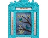 Needle Felt and Embroidered Wall Art: Glenn Ellen Afternoon