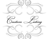 Vintage Glam 1930's Gatsby Inspired Place Cards in Black and White - Reserved for Mary