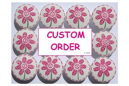 7, 3" fuschia pink with turquoise stripes