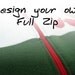Design your own -- Mens full-zip merino wool cycling jacket