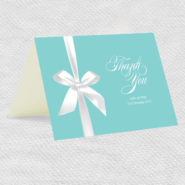 jewellery / jewelry box thank you card - printable file