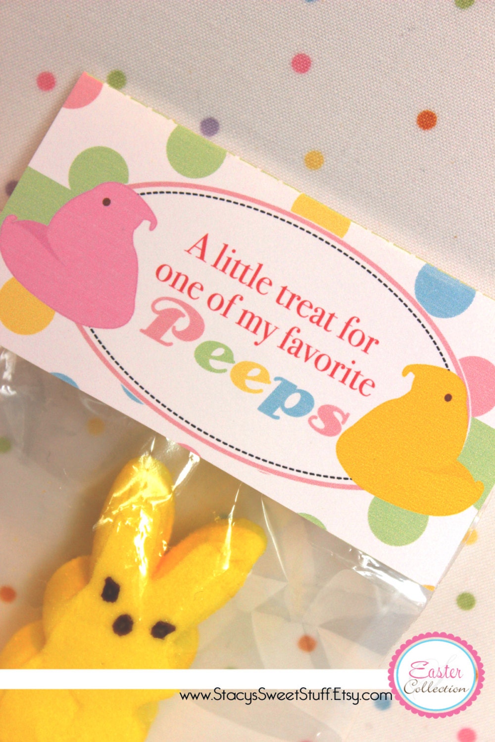 Easter Peeps Bag Topper, DIY, Printable, Instant Download Il_170x135