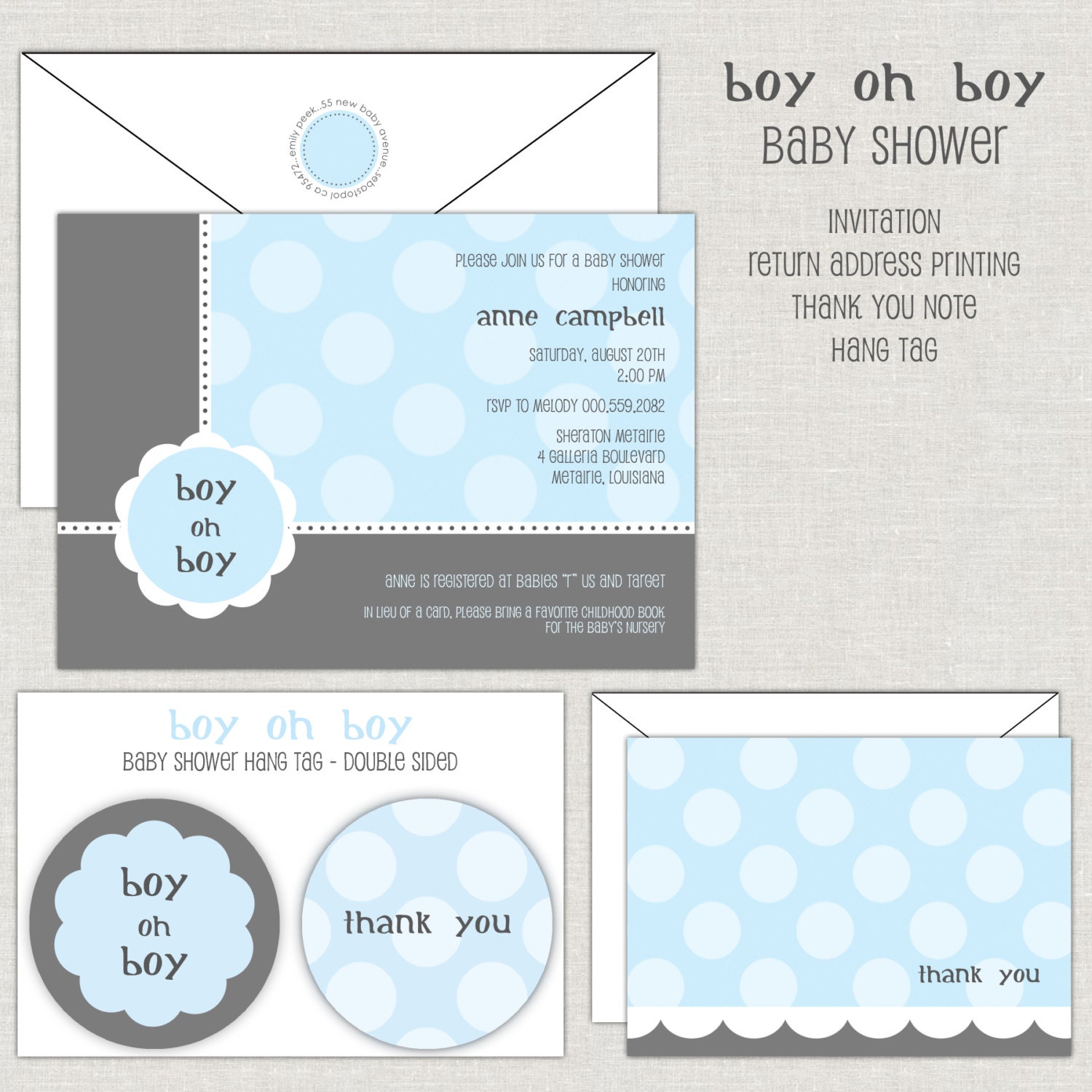 Boy oh Boy Baby Shower Invitations Il_570xn