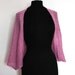 Knitted Shrug, Knit Pink or Black Unbuttoned Shrug, Oversize Cardigan, 50 % Sale, Free Shipping