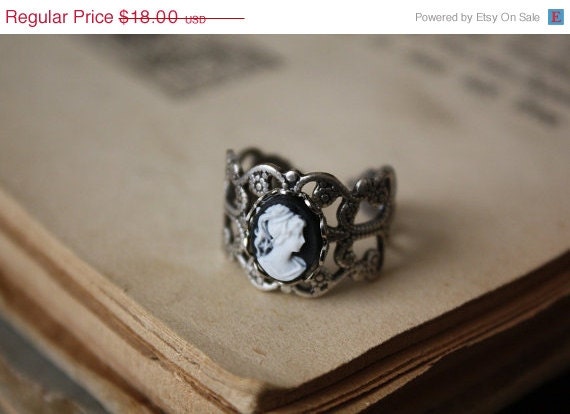 ON SALE Cameo Ring