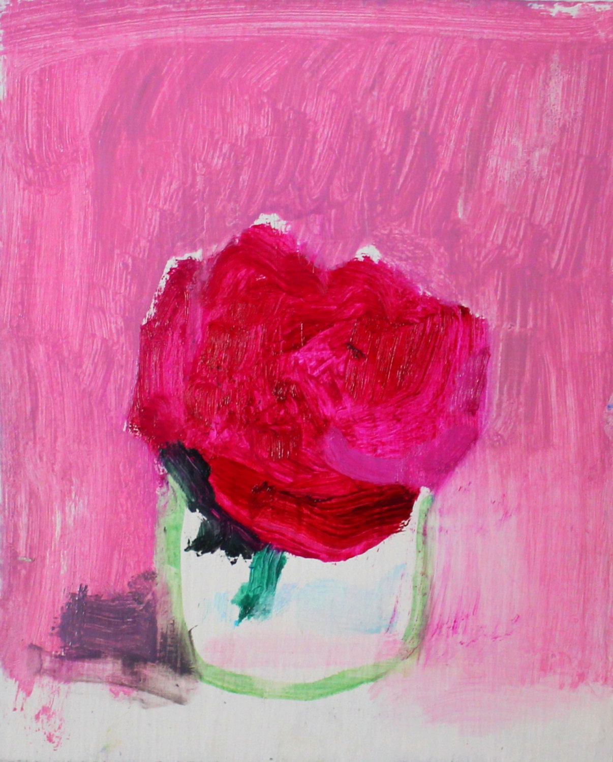 Hot Pink Peony