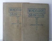 Vintage Two Womens Gospel Quartets Cottage Chic Music 1913