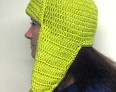 Unisex aviator  Ear Flap Hat Beanie Crochet Teens Birthday Gifts Gifts for Her gift for him Roxy Heirloom Earfllap hat