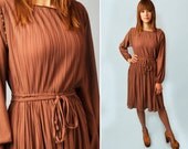 Vintage 60s/70s gown dress