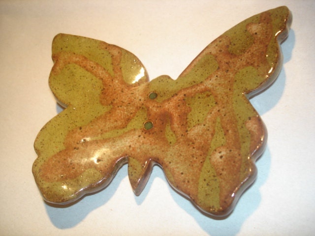 Ceramic Butterfly Soap Dish
