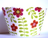 Summer Flowers Cupcake Wrappers