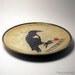 The Raven, decoupage glass plate, Poe, Nevermore, broken heart, literature, goth, macabre
