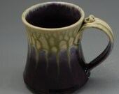 Purple Pottery Handmade Mug Porcelain by Mark Hudak