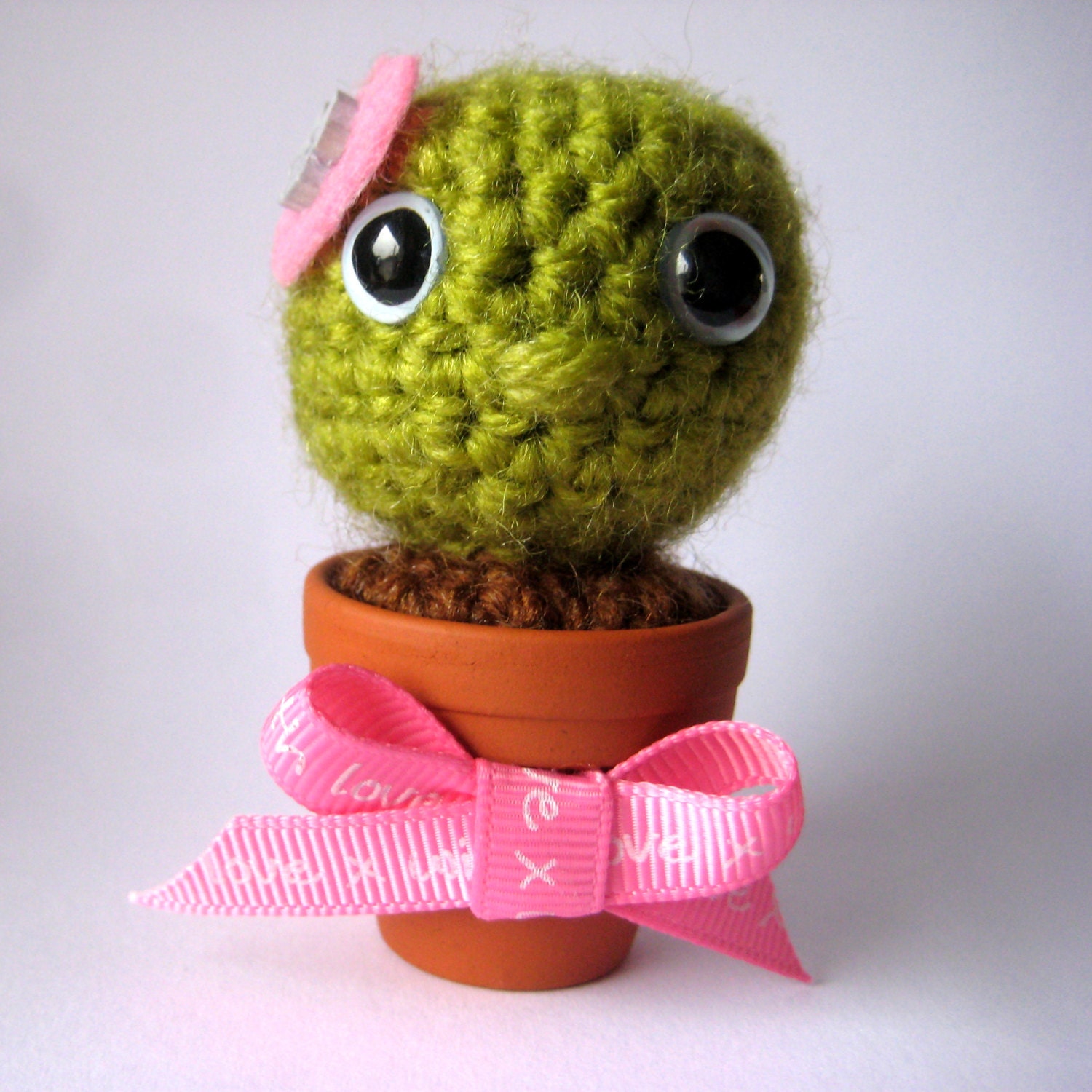 Amigurumi Valentine's Cactus
