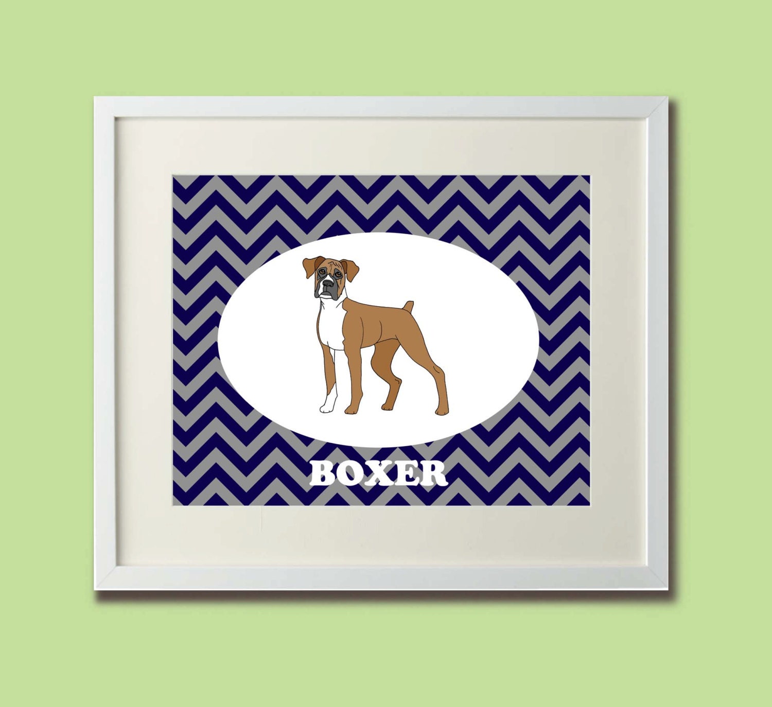 Boxer Dog Portrait ( 8x10 Fine Art Print )