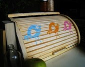 Soft Sunshine Yellow Roll Top Bread Box Kitchen and Home Decor