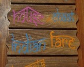 Indian Art. Personalized Wood Signs