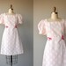 60s party dress / 1960s lace dress / cocktail dress / shift dress / 60s dress - size small , medium
