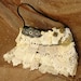 Ivory and Cream Gypsy Shabby Purse, Boho Bag, Cottage Chic