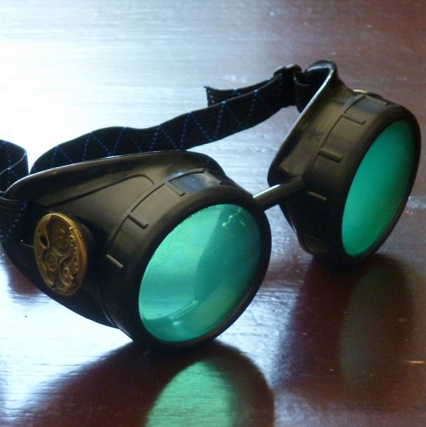 Steampunk  goggles glasses Time Travel Crazy Scientist's Oculo-Vision Tool welding cyber punk biker gothic rave-owp